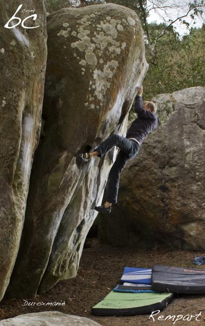 German climber in "Duroxmanie"